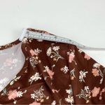 NWT Jolie & Joy by fctc Brown floral print top long sleeve size L Size L Photo 12