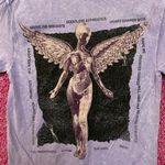 Nirvana In Utero Album Art & Track-listing Grunge Band Tee S Photo 1