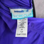 Shore Club Purple Padded Swimwear Tankini Tank Top Plus 18 1X Photo 5