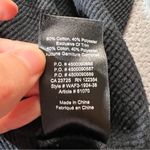 TNA Aritzia Black Turtleneck Waffle Knit Thermal Cotton Blend Long Sleeve Top M Size M Photo 4