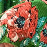 TRELISE COOPER Applique Yourself SKIRT Kelly Green Poppy Print Fairycore Fun Size 8 Photo 9