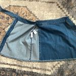 Loft  Frayed Denim Wrap Shirt, Size 2 Photo 4