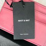 Matt & Nat‎ Loom Vegan Leather Wallet, Clutch. Zip Top, Purple/Pink, Mauve NWT Purple Photo 7