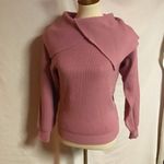 Vintage 70s oversized collar salmon sweater Pink Photo 6
