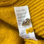 Anthropologie  Maeve Mustard Lace Crochet Collar Cardigan Sweater Photo 5