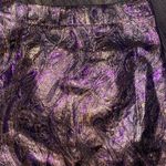 H&M Elegant Purple and Gold Skirt Photo 5