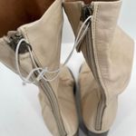 Free People Elle Boots Size 10 NEW Slouchy Leather Block Heel NWT/Box Beige Boho Photo 12