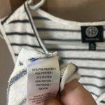 Bobeau  Black and White Striped Wrap Tank Top xl Photo 3