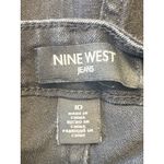 Nine West  Womens High Rise Cuffed 5" Bermuda Denim Jeans Shorts Size 10 Black Photo 5