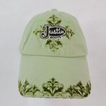 Justin Boots  Women’s Green Strapback Baseball Cap Hat M&F Western Products Photo 1
