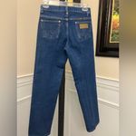 Wrangler Vintage  Women’s Cowboy Cut Slim Fit Jeans 13MWZ Size 12R Dark Wash Photo 2