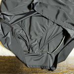 NWT Lands’ End Black and White Front Zip Swim Dress Size XL Photo 3