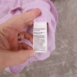 Chico's  Fresh Chic Shirt Light Purple 3/4 Cuff Sleeves Linen Womens 0 Lightweight Photo 6