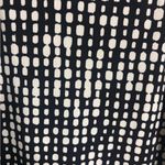 Tommy Hilfiger  Sleeveless Sheath Dress Size 12 Large Black White Geometric New Photo 4