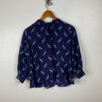 Kate Spade  Silk Peacock Print Blouse Size Xsmall Photo 1