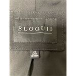 Eloquii  Tie Front Venice Crepe‎ Blazer in Black, Size 24 Photo 5