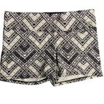 Victoria's Secret  PINK Yoga Shorts S Black White Geometric Elastic Waist Mid Rise Photo 0