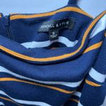 Kendall + Kylie  Navy Striped Mini Dress Photo 2