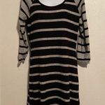 Derek Heart  Black & Grey Sweater Dress Photo 0