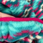 Patagonia Synchilla Teal Geometric Southwestern Fleece Pullover Wild Desert XS Photo 10