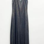 House of Harlow x Revolve Jasper Halter Dress in Metallic Noir Multi Photo 1