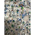 Tory Burch  Light Blue Floral Lace Lined Tiered VNeck Midi Dress Size 8 Photo 6