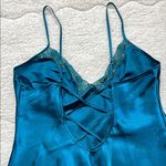 secret treasures  Teal Satin Chemise Photo 3