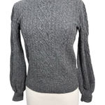Ralph Lauren Women's LAUREN  Gray Cable Knit Crew Neck Sweater SP Photo 0