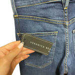 Veronica Beard Carly High Waist Kick Flare Jeans Bright Blue Size 24 Photo 8