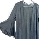LC Lauren Conrad  size small black open front cardigan sweater bell‎ sleeves Photo 2