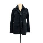 Atm Anthony Thomas Melillo Washed Cargo Jacket Cotton Black Size Medium Photo 2