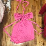 MORE TO COME Kristen Halter Mini Dress in Pink Size XL Photo 5