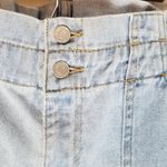 PacSun  FADED ACID VINTAGE WASHED DOUBLE BUTTON WAISTED MOM JEANS L Photo 3