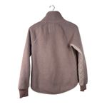 Abercrombie & Fitch  XS Sherpa Fleece Quilted Mock Neck Snap Pullover Sweatshirt Photo 5