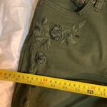 st. john's bay Size 8 Straight Leg Ankle Cropped Dark Green Photo 3