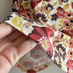 Antonio Melani  Floral Print Halter Neck Top, 100% Silk Blouse, Size Large Photo 3