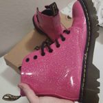 Dr. Martens RARE! Hot Pink Glitter Boots – Size 6 – New In Box Photo 1