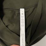 Lululemon Wunder Under HR Crop 25β Scallop Olive Green Full On Luxtreme Size 12 Photo 5