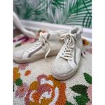 Madewell  Cream Sidewalk High-Top Sneakers in Leather: Sherpa Edition - Size - 8 Photo 6