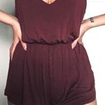 Maroon Romper Photo 0