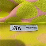 ZARA pink & yellow floral mini dress Photo 4