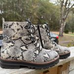 Crown & Ivy Women's Snake Print Naomi Ankle Boots youth 6 women’s 8 new Photo 6