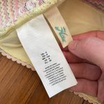 Hobie Bandage Detail Hipster Bikini Crop Knit Colorful Stripe Top - Small Photo 8