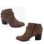 Indigo rd. Sammy Tan Suede Ankle Booties Photo 1