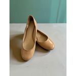 Vera Wang Nude Beige Patent Leather Ballerina Ballet Flats Size 8.5 Photo 1
