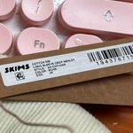 SKIMS  COTTON RIB LONG SLEEVE CROP HENLEY – BONE – SIZE 4X – NWT Photo 3