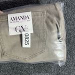 Gloria Vanderbilt  Amanda Jeans Women 18S Khaki Denim Cotton Stretch Straight Leg Photo 9
