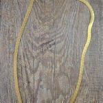 Patterned Herringbone Gold Simple Classic Necklace Long Photo 0