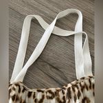 ASOS Design Metallic Animal Print Tiered Canvas Strap Mini Dress | US 0 Photo 3