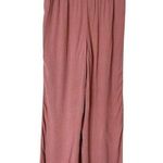 Charlotte Russe Wide Leg Palazzo Crinkle Pants w Shorts Lining Rose Y2K Large Photo 0